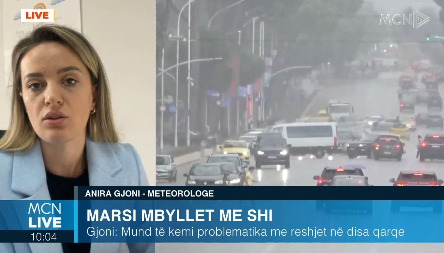 Muaji mbyllet me reshje shiu, Gjoni: Nuk përjashtohet dëbora (VIDEO)