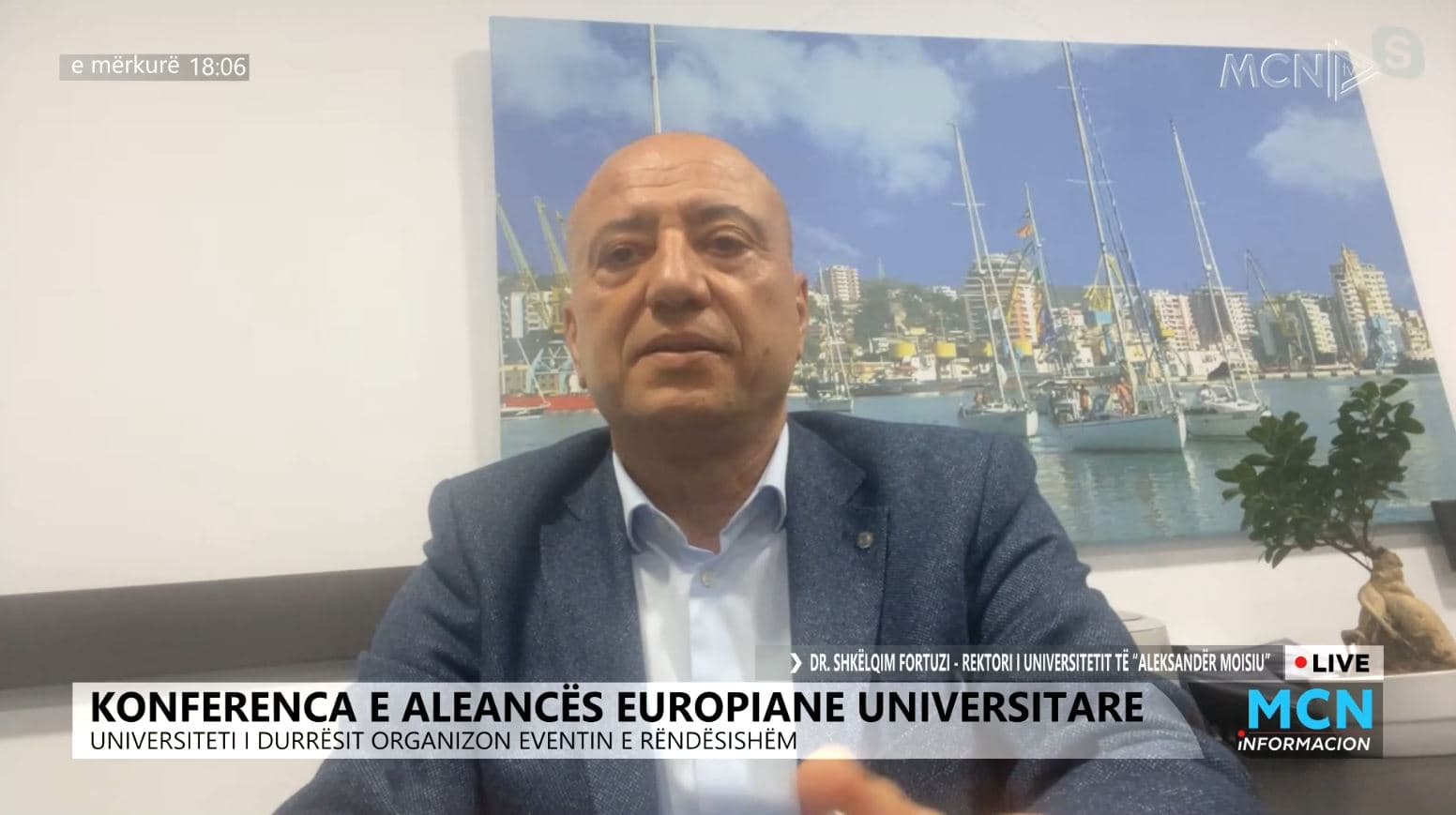 Fortuzi: Ndërkombëtarizimi, qëllimi kryesor i Universitetit të Durrësit  