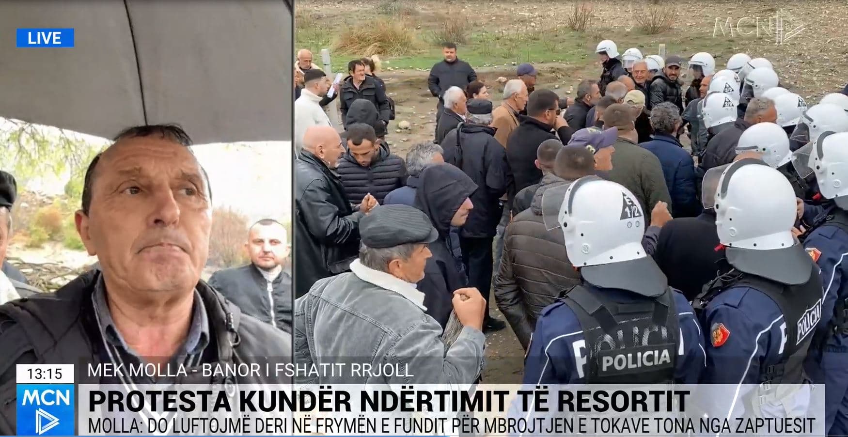 Protesta kundër ndërtimit të resortit/ Banorët: Nesër do jemi në SPAK. U falsifikuan dokumente, gjyqtarja e korruptuar (VIDEO) 