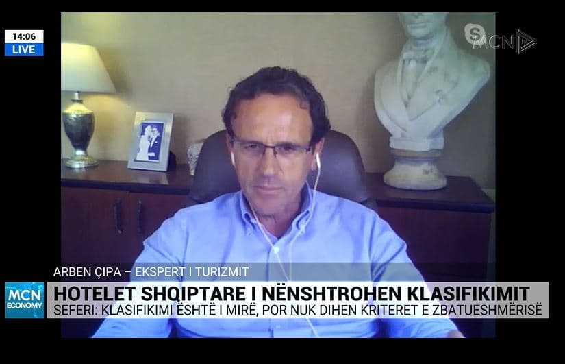 Çipa: Lajm i mirë certifikimi. S’kemi hotel të klasifikuar zyrtarisht me 5 yje në Shqipëri