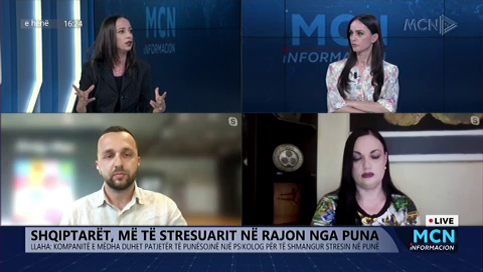 Llaha: Stresi në vendet e punës në Shqipëri po arrin nivele alarmante, faktorët që ndikojnë (VIDEO)