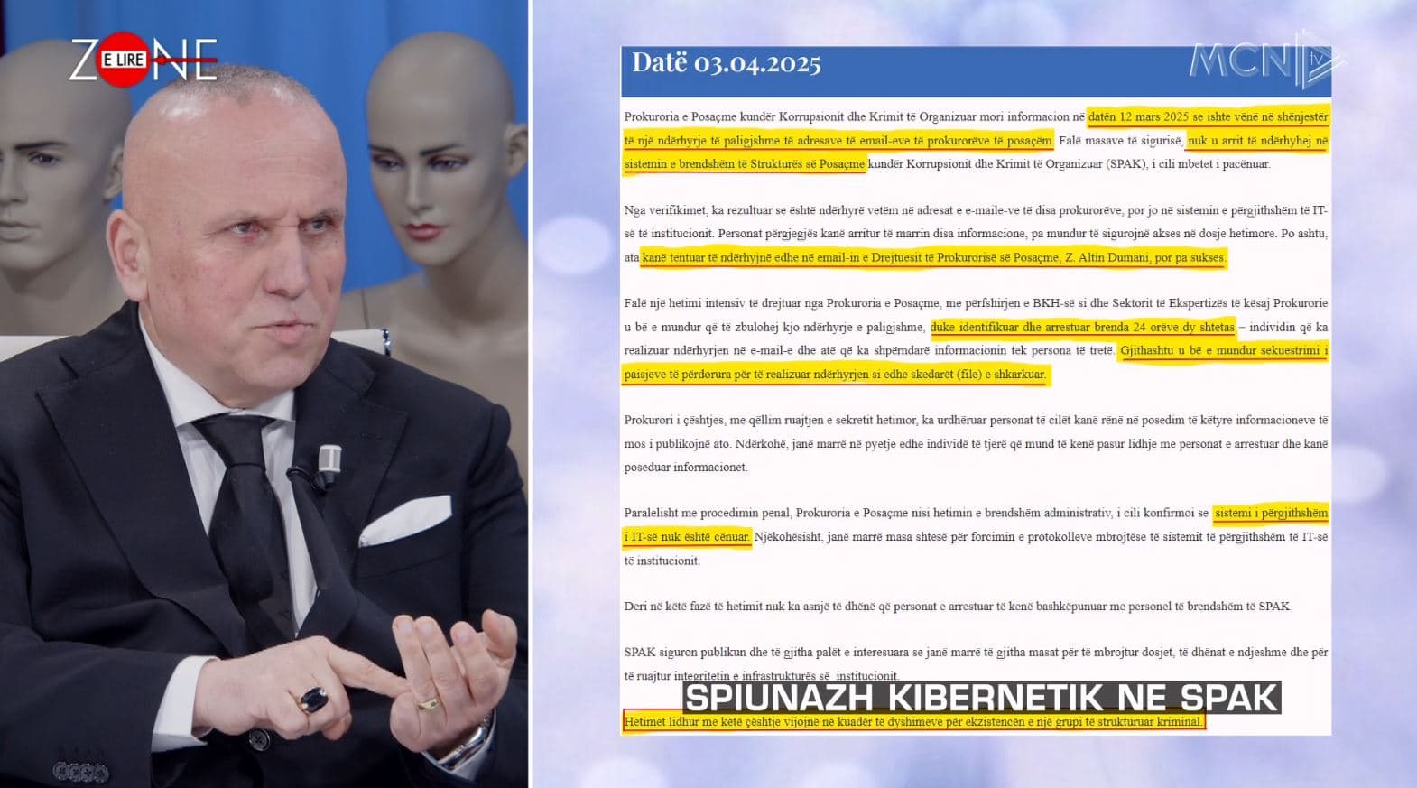 Hakerimi i SPAK/ Kulla: Kemi të bëjmë me spiunazh, ka dalë veç maja e ajsbergut