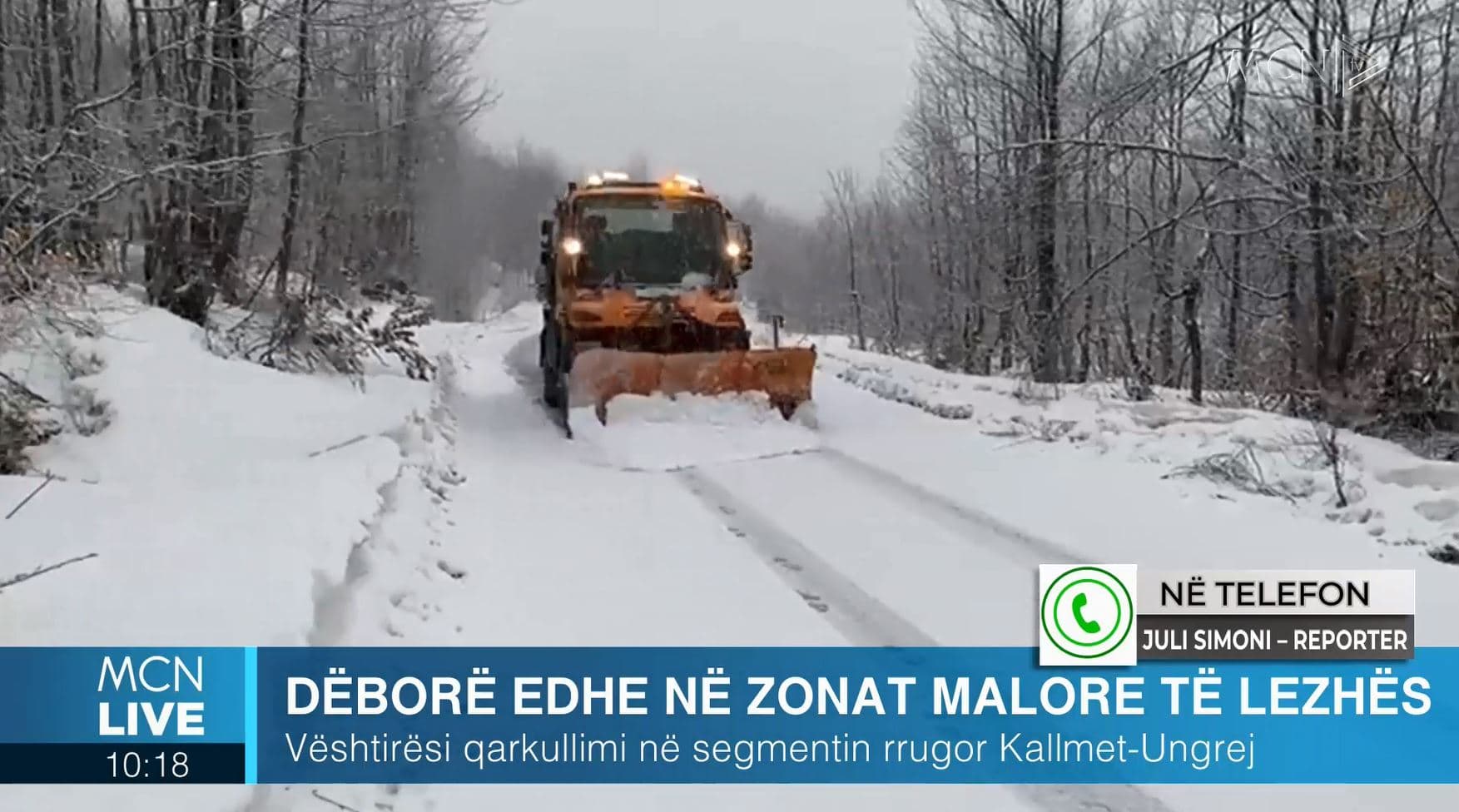 Moti i keq në Veri/ Druni: Problematika në Vermosh e Lëpushë. Simoni: 20 cm dëborë në Mirditë (VIDEO)  