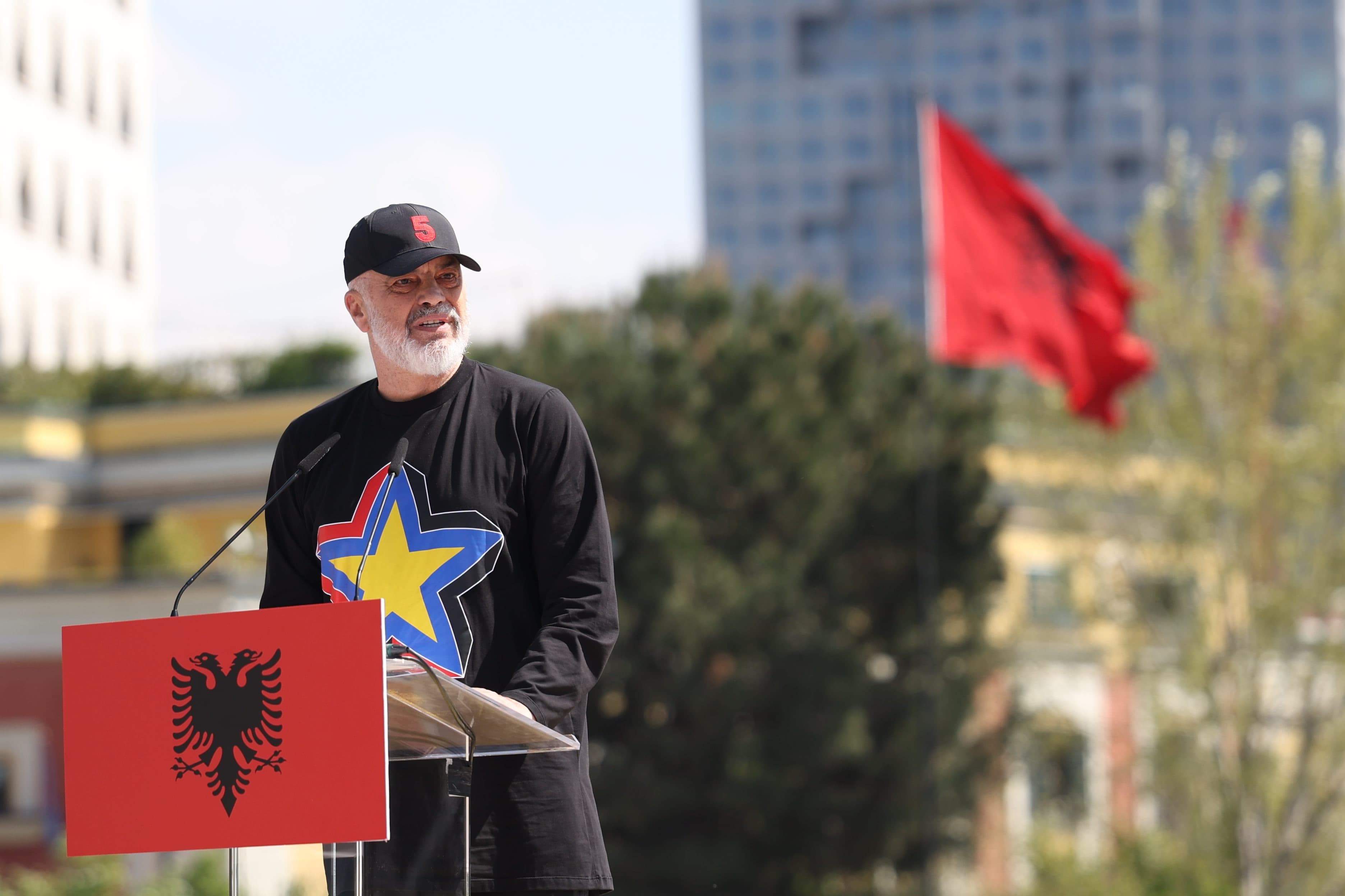 Çelja e fushatës/ Rama: Ne kemi në dorë fatin europian! Shqipëria 2030 në BE, blindon barazinë para ligjit