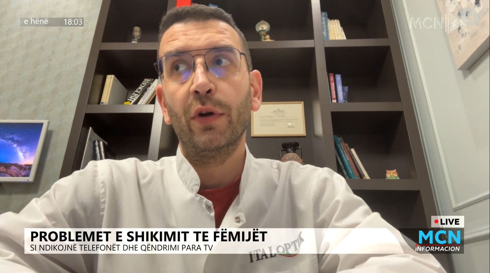 Qamo: Teknologjia po bëhet shkak për miopi  