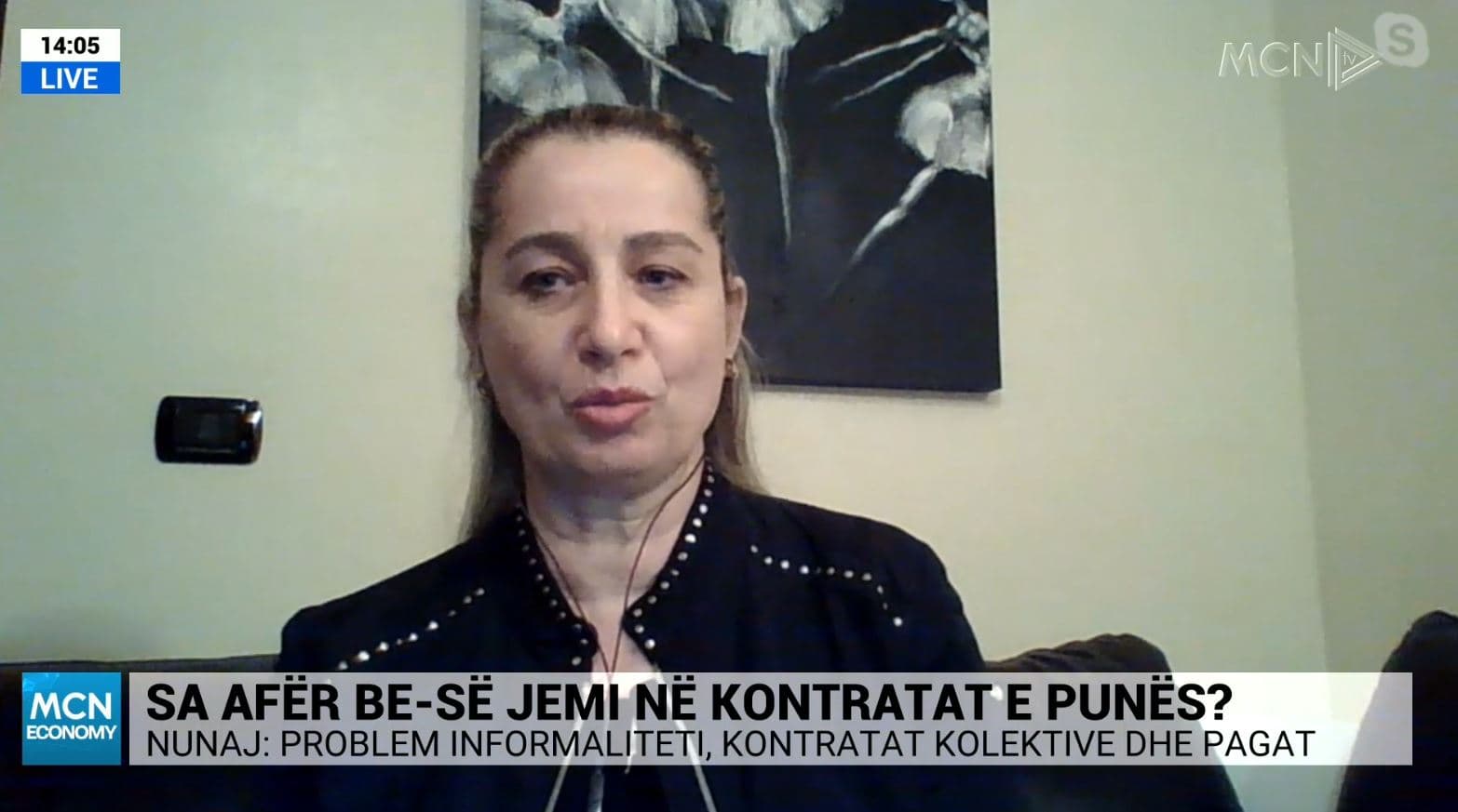 Nunaj: Për tu afruar me tregun europian të punës, duhet kontratë kolektive, ulje informaliteti dhe rritje pagash 