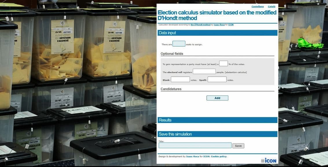 Formula D’Hondt/ Si ndahen votat mes listës me dy kategori 