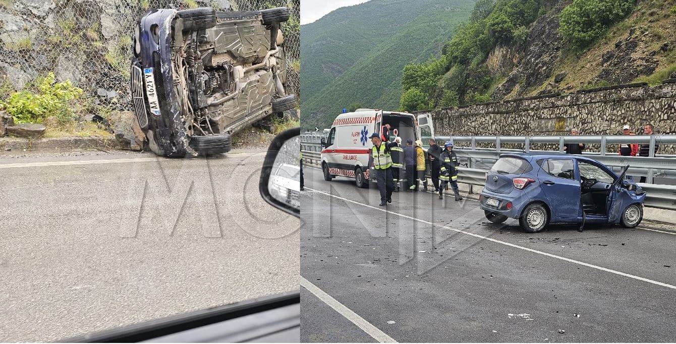 Përplasen dy makina në Elbasan-Librazhd, një i vdekur dhe një i plagosur