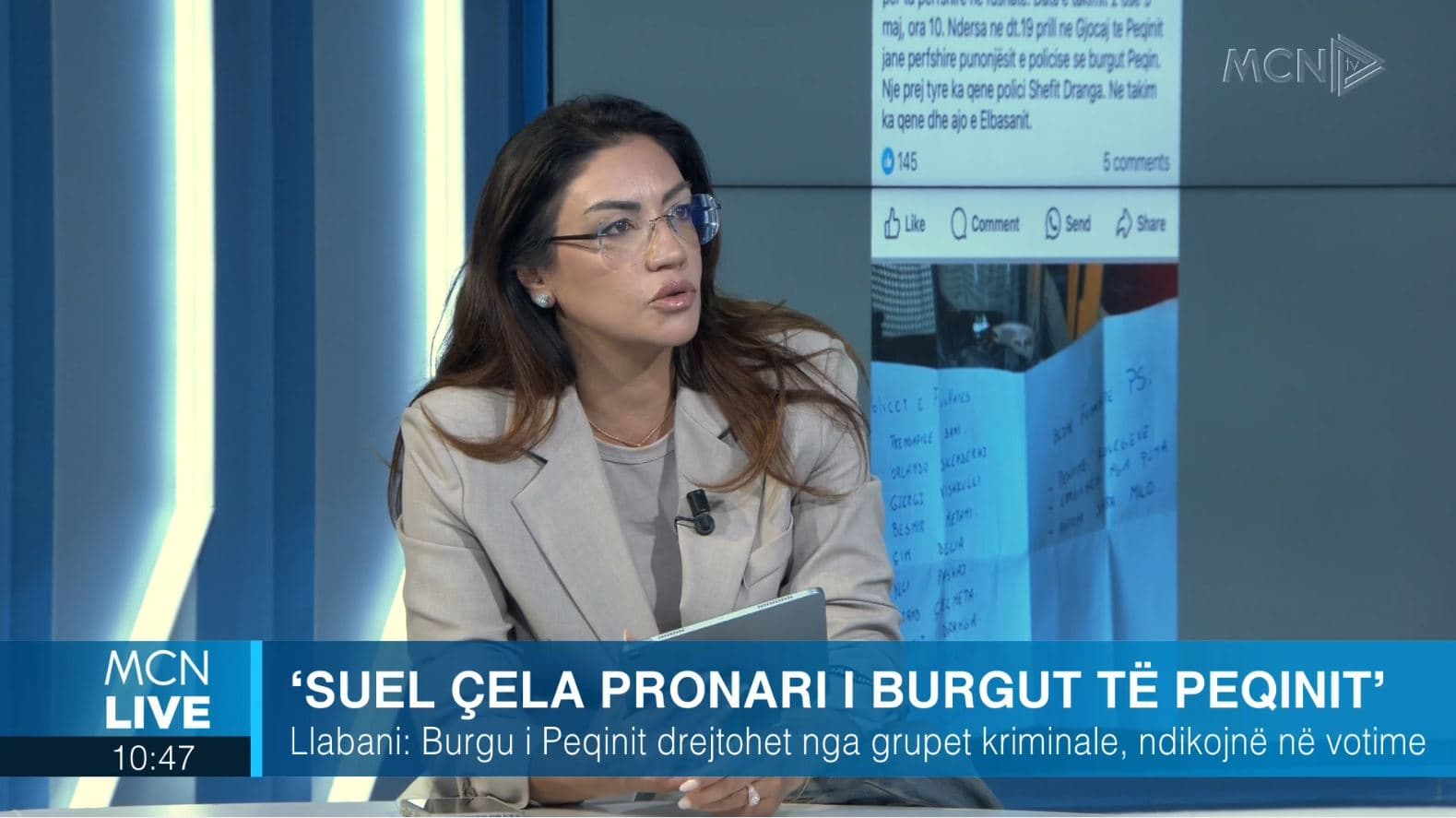 Llabani: Burgu i Peqinit drejtohet nga grupet kriminale të Suel Çelës, ata vendosin për votën atje
