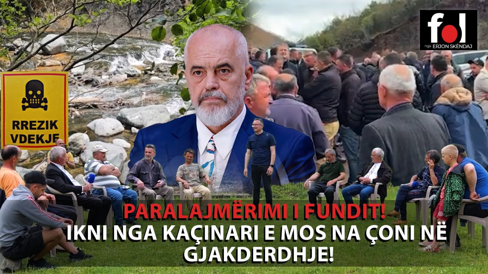 7 fshatra në Kaçinar rrezikojnë të mbeten pa ujë, banorët: Largohuni, mos na çoni në gjakderdhje