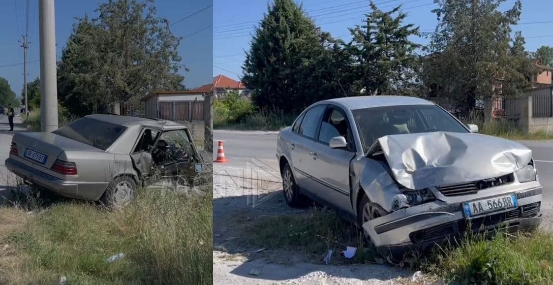 Aksident i dyfishtë në Korçë, plagoset një person 