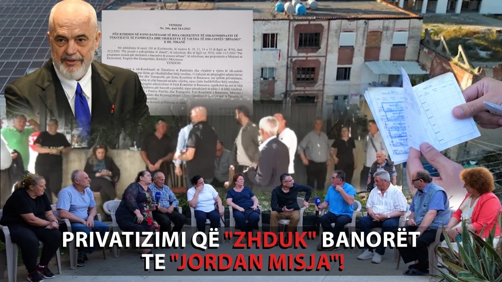 20 familje që banojnë te ish-uzina Dinamo rrezikojnë të mbeten në rrugë, banorët: Duan të na shembin pallatet, direkt pas zgjedhjeve