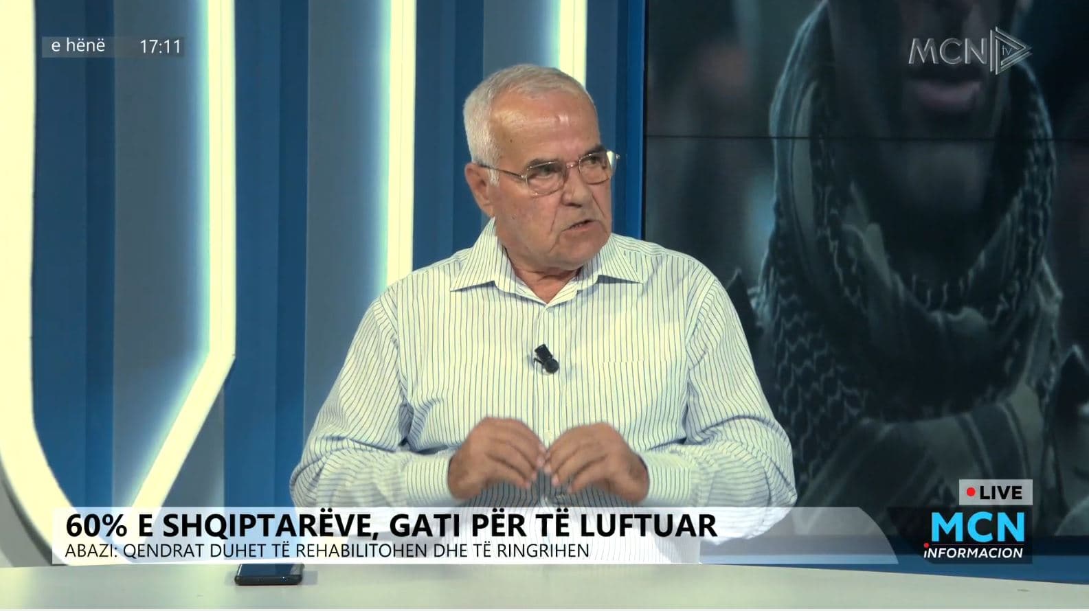 Abazi: Rreziku na vjen nga goditjet në distancë, në rast lufte nuk kemi vendstrehime 