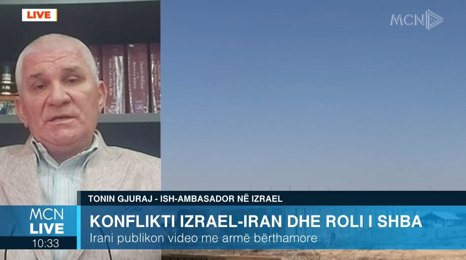 Gjuraj: SHBA-të të përfshira në konfliktin Izrael-Iran, synohet reduktimi i arsenalit nuklear (VIDEO)