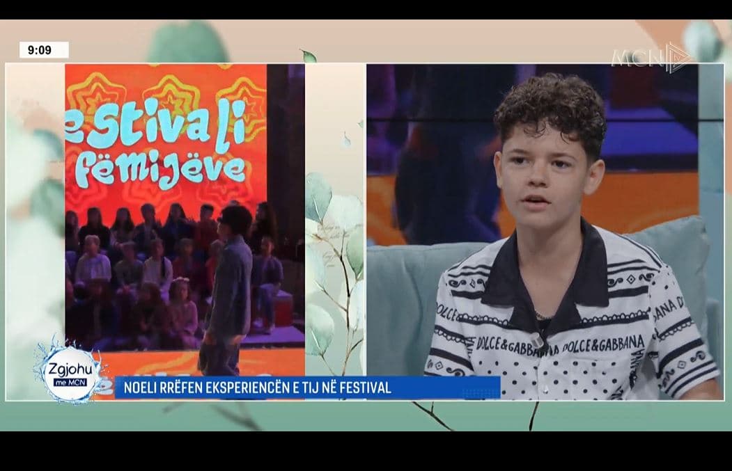  Noeli, prezantuesi shkodran rrëfen eksperiencën në Festivalin e Këngës për Fëmijë: Një magji që do ta mbaj mend gjatë