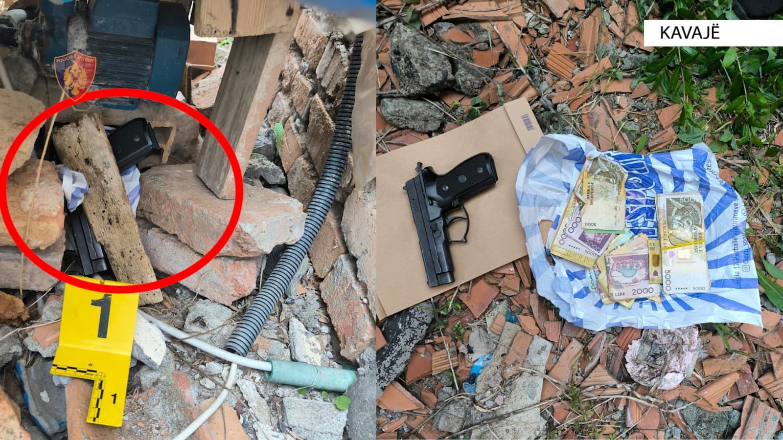 Plagosi çiftin e bashkëshortëve në Kavajë, vihet në pranga dhe gjendet arma e fshehur