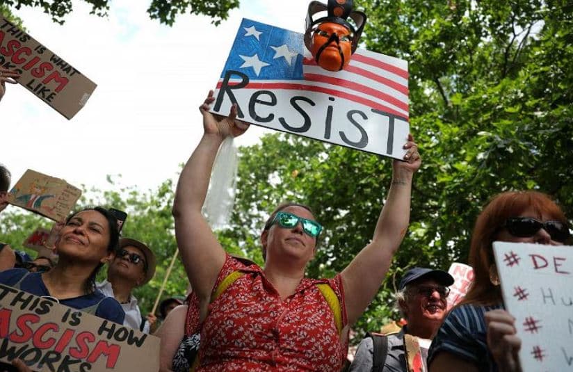 Protesta kundër Trump, 60 të arrestuar jashtë Kapitolit