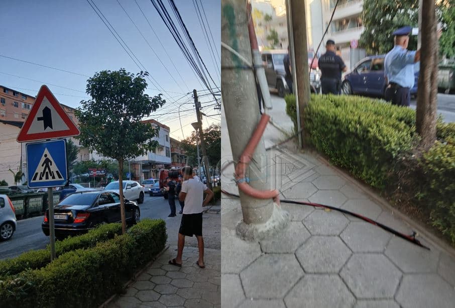   Defekt në kabullin e energjisë elektrike në Shëngjin, kabulli përfundon në rrugë