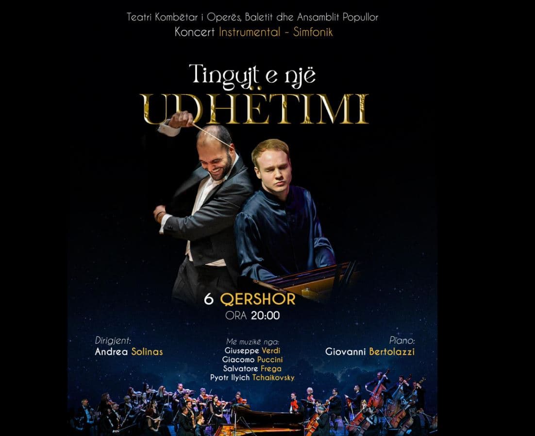 “Tingujt e një udhëtimi” në TKOB, koncert i pianistit të njohur italian Giovanni Bertolazzi
