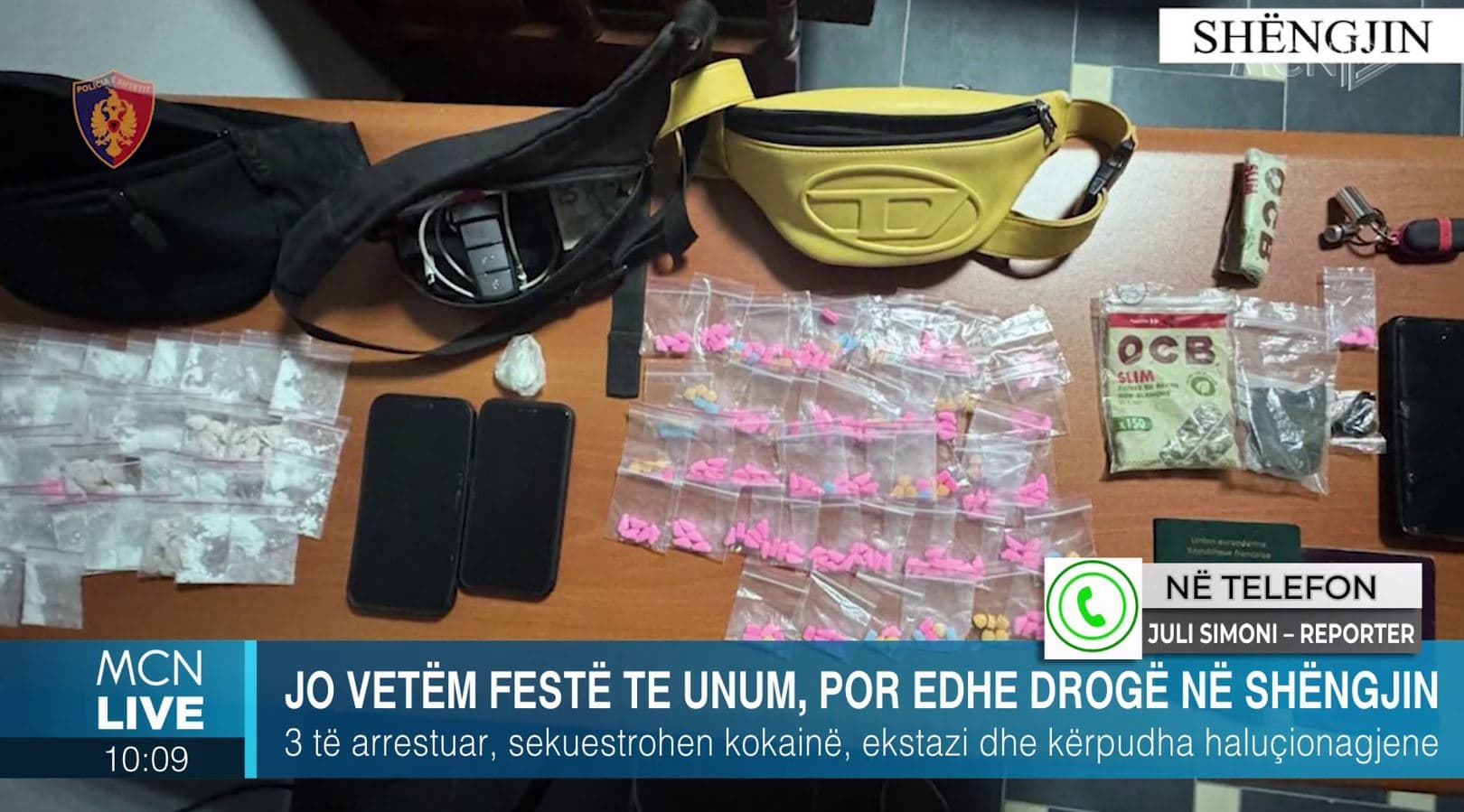 Shpërndanin doza droge në zonat e frekuentuara nga pushuesit në Shëngjin, arrestohen dy të rinj nga Kosova dhe një francez