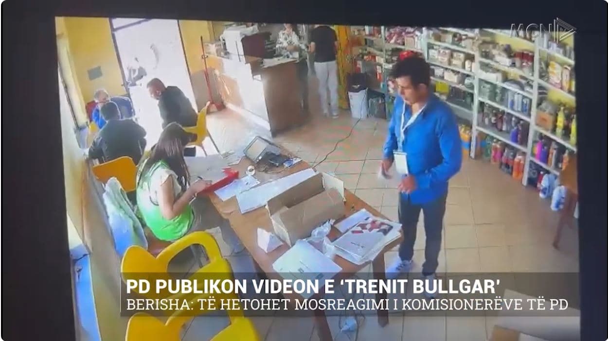 PD publikon videon e ‘trenit bullgar’/ Berisha: Të hetohet mosreagimi i komisionerëve të PD