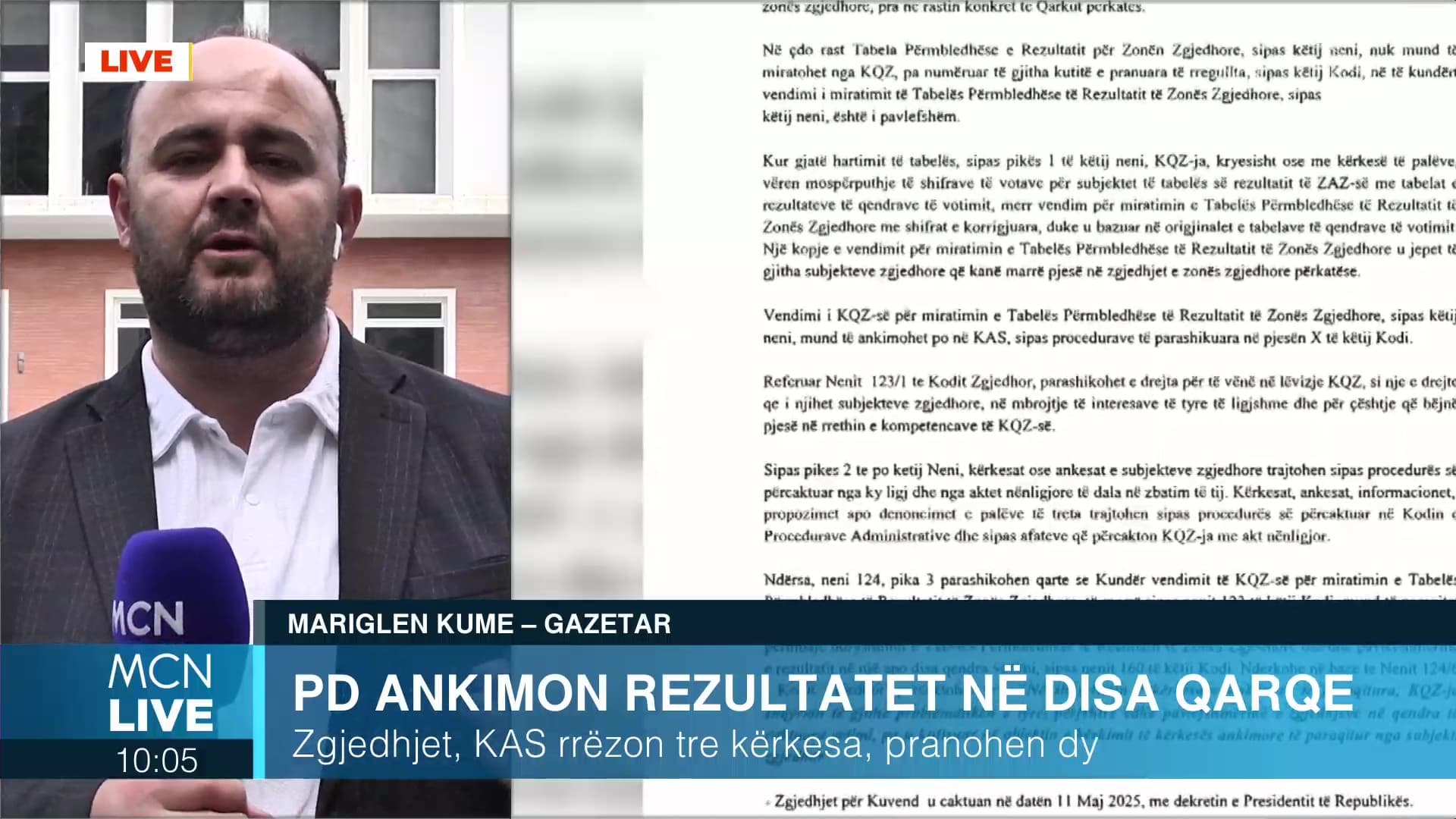 PD-ASHM ankimon rezultatet në disa qarqe/ Kume: Ankimimet do të shkojnë deri në Kolegjin Zgjedhor (VIDEO)