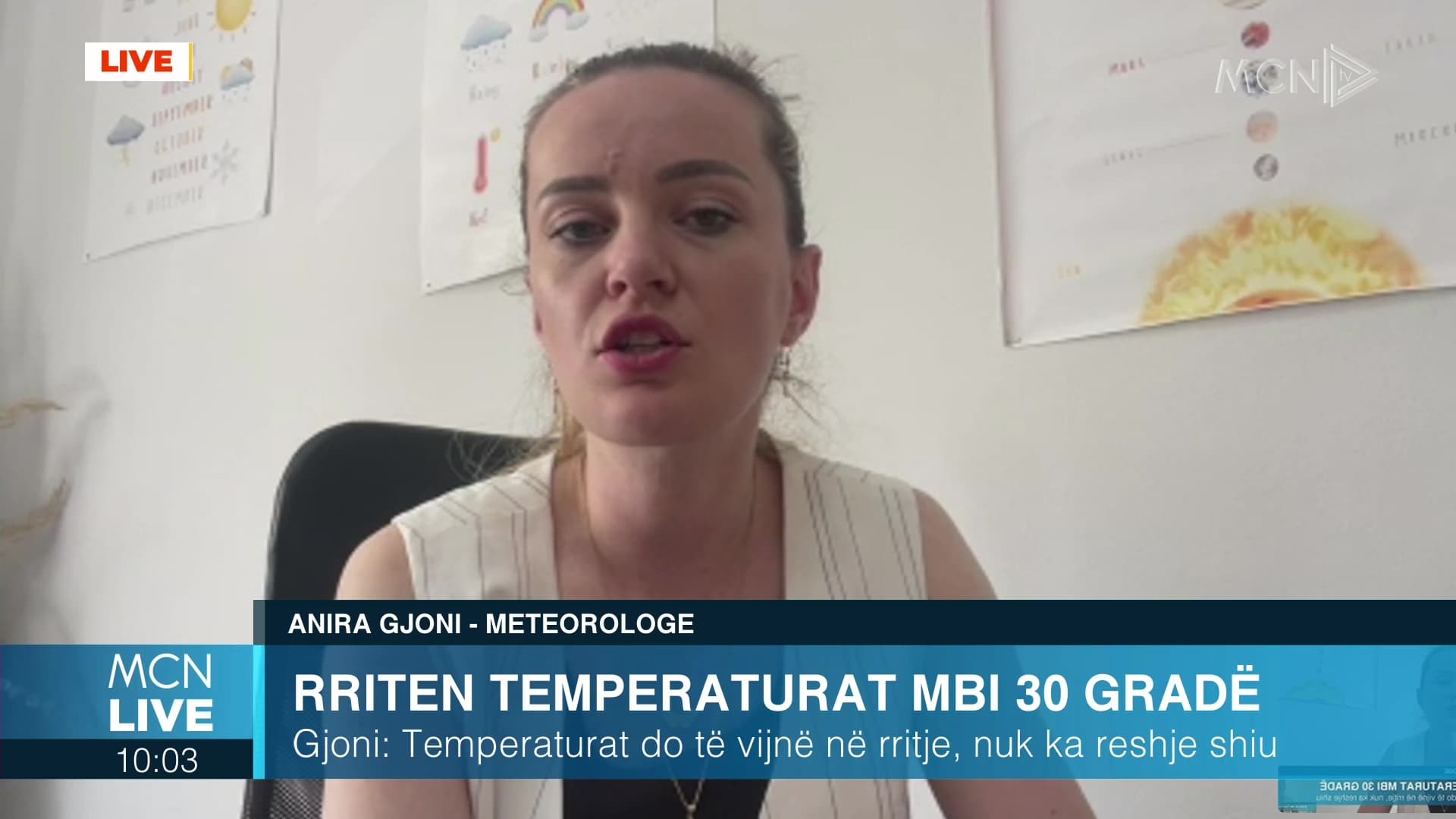 Gjoni: Temperatura deri në 36 gradë gjatë fundjavës (VIDEO)