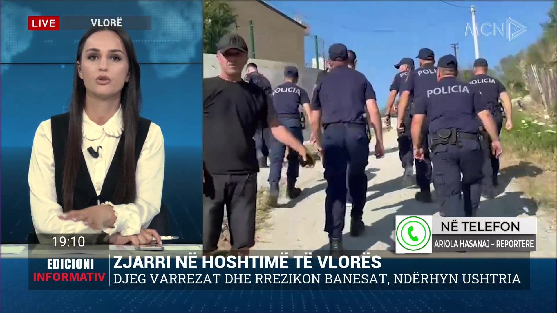 Zjarri djeg varrezat e Hoshtimës/ Hasanaj: Rrezikohen banesat, policia evakuon banorët e Kërkovës
