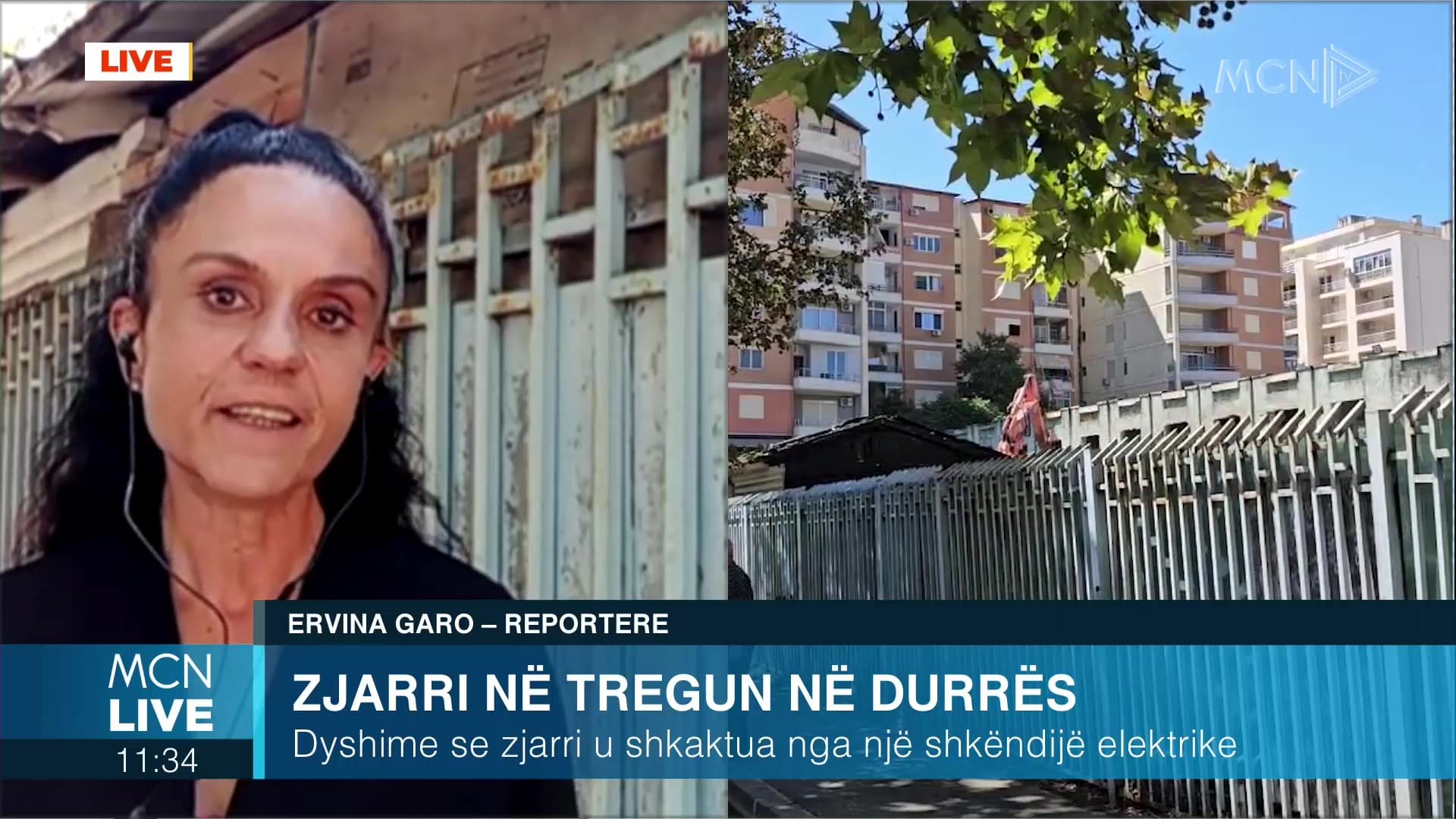 Zjarri në 20 dyqanet e tregut sezonal të Durrësit/ Garo: U shkaktua nga një shkëndijë elektrike (VIDEO)