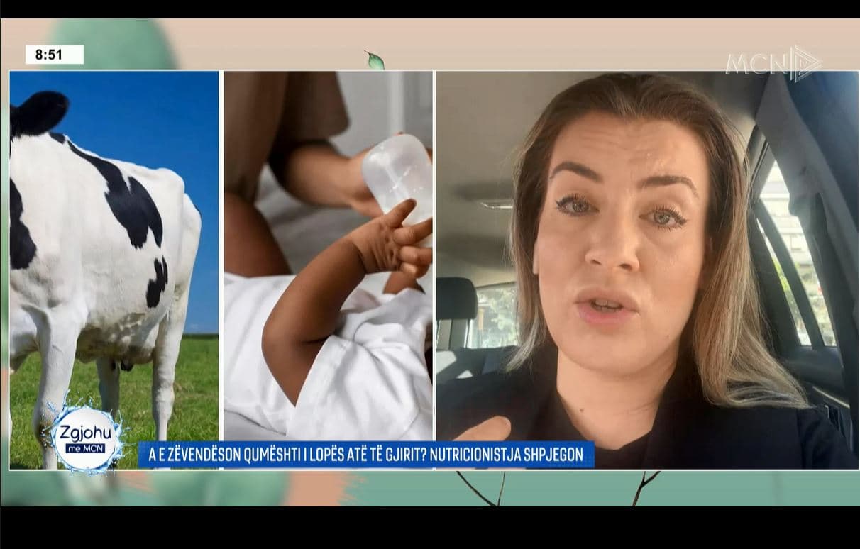    A e zëvendëson qumështi i lopës atë të gjirit? Nutricionistja Çobo: Aspak, është sulm ndaj imunitetit të foshnjës