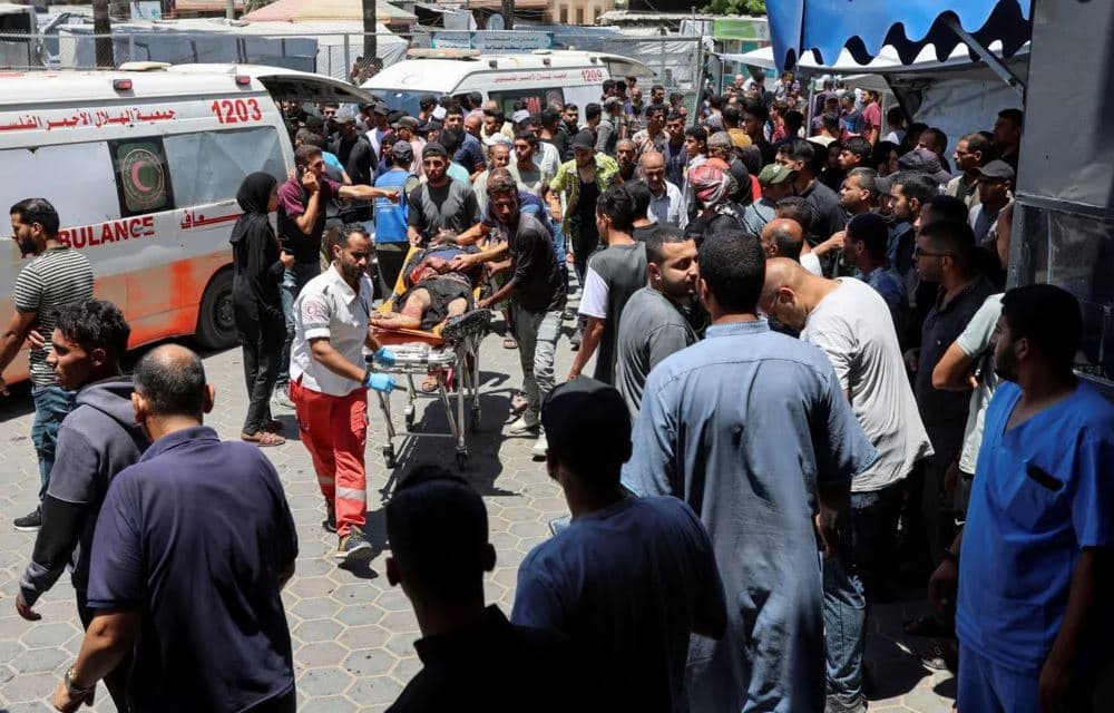 Sulm me dronë në tregun e Gazës, 18 të vdekur