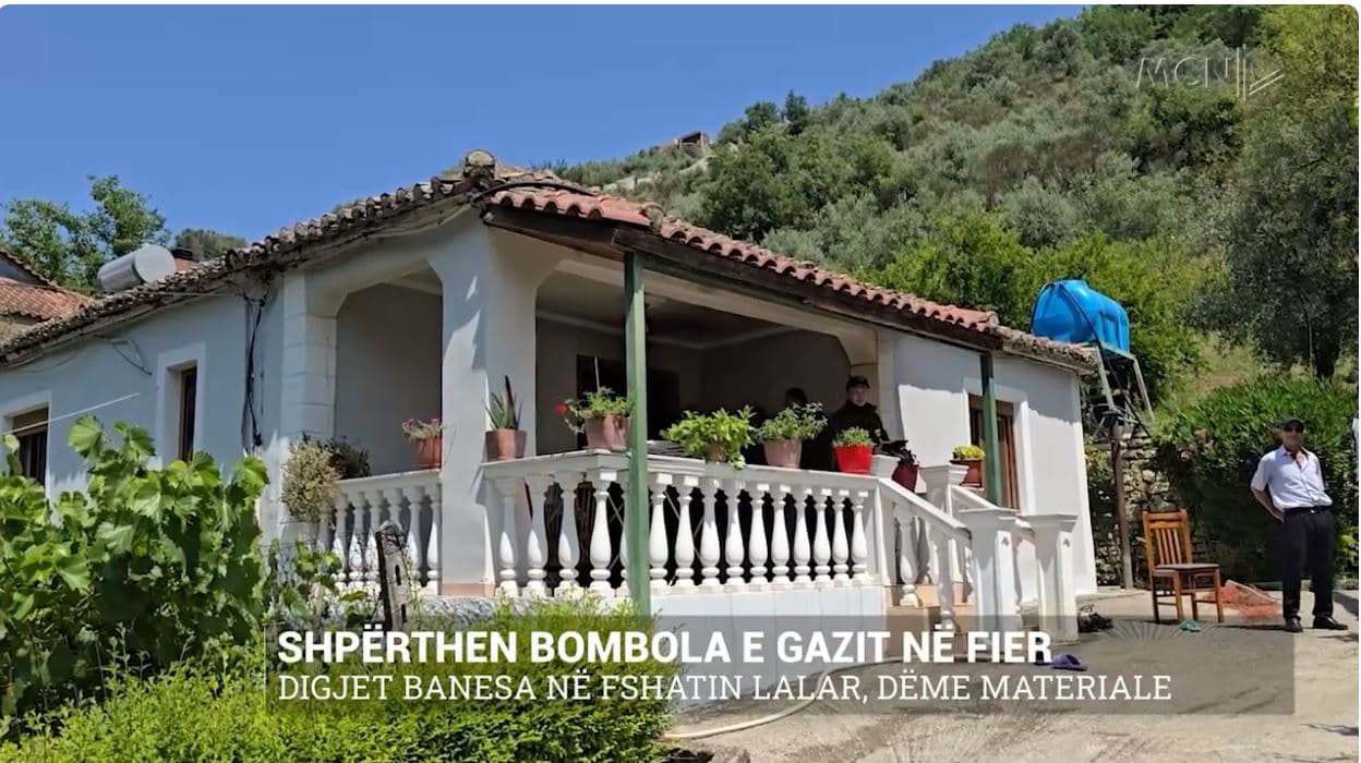 Shpërthen bombola e gazit në Fier. Digjet banesa në fshatin Lalar, dëme materiale