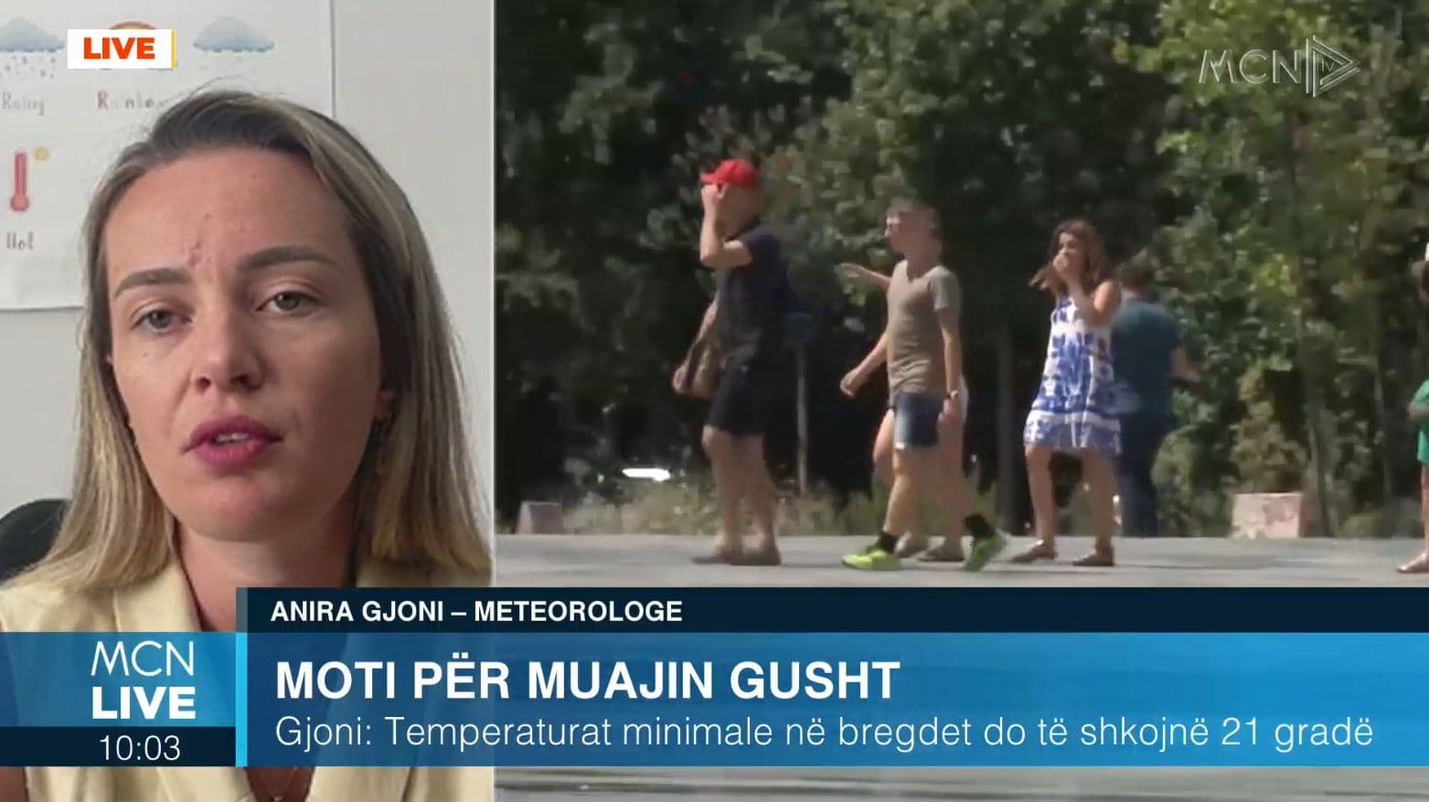 Gjoni: Gushti nuk do të ketë temperatura të larta sa korriku (VIDEO) 