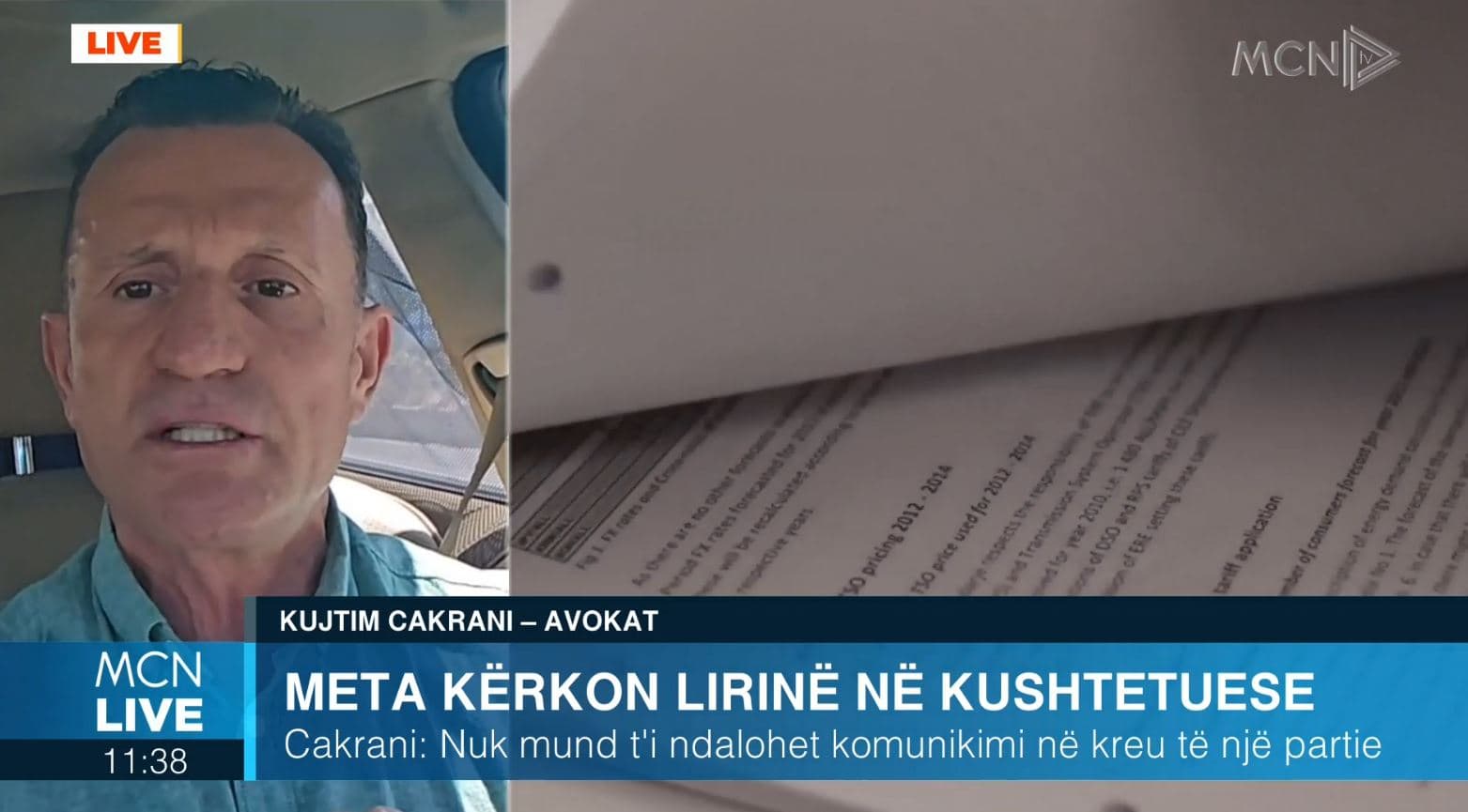 Meta në Kushtetuese/ Cakrani: Presim që brenda gushtit të fitojë lirinë, e ndëshkuan pse foli me MCN (VIDEO)