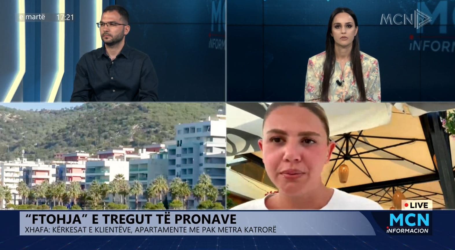 Tregu i pronave/ Hasimllari: Nuk ka ‘ftohje’. Xhafa: Në ndërtimet e reja në bregdet çmimi shkon mbi 3 mijë euro/m2 (VIDEO)