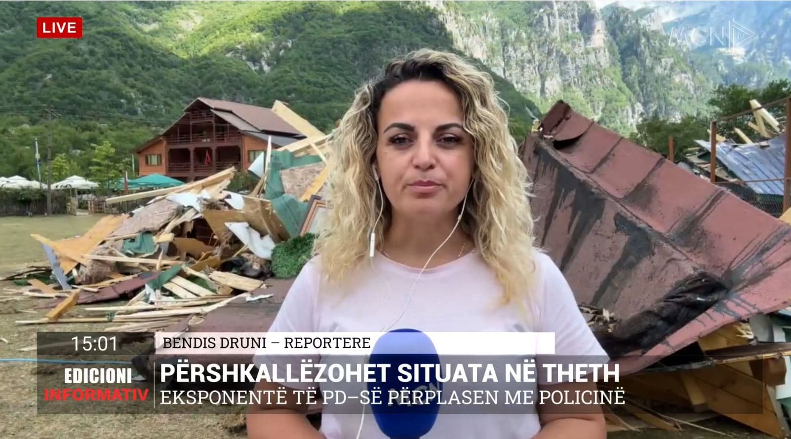 Përshkallëzohet situata në Theth/ Eksponentët e PD përplasen me policinë. Turisti britanik: Pasaporta dhe sendet e mia nën rrënoja! 