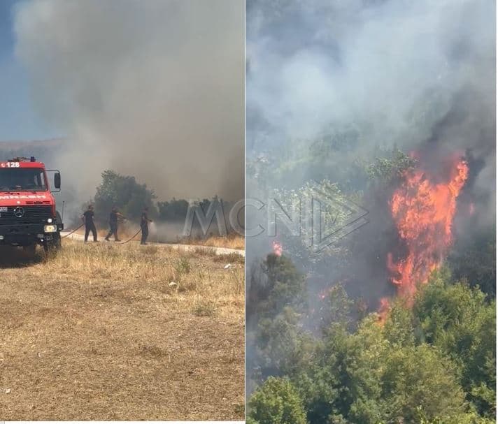 Shënohet një vatër zjarri mes dy fshatrave në Gjirokastër
