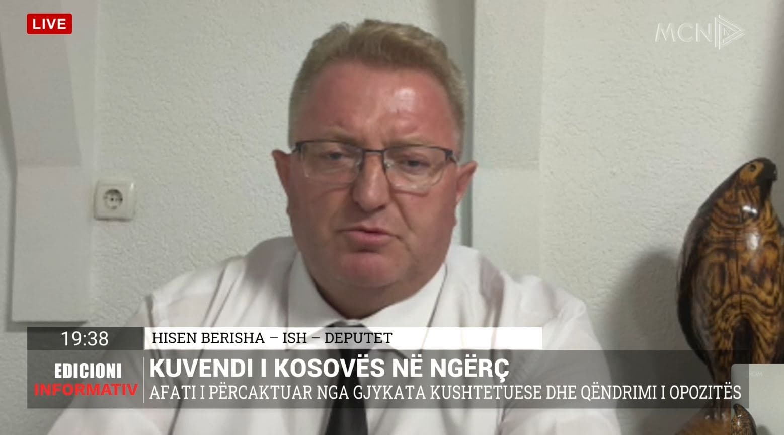 Ngërçi në Kosovë, Berisha: Po dëshmohet hapur që kemi të bëjmë me një strategji të qëllimshme të cenimit të rendit kushtetues (VIDEO)