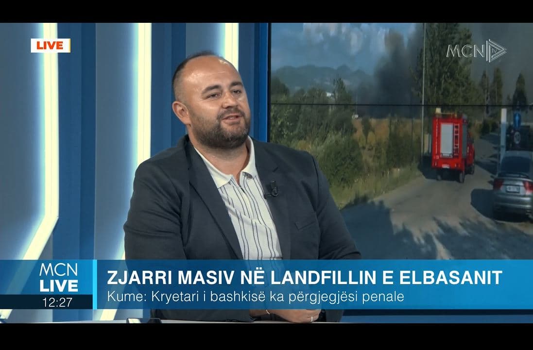Zjarri në landfillin e Elbasanit/ Kume: Situatë e përsëritshme, asnjë masë. Opozita duhet të ishte në këmbë për të protestuar (VIDEO)