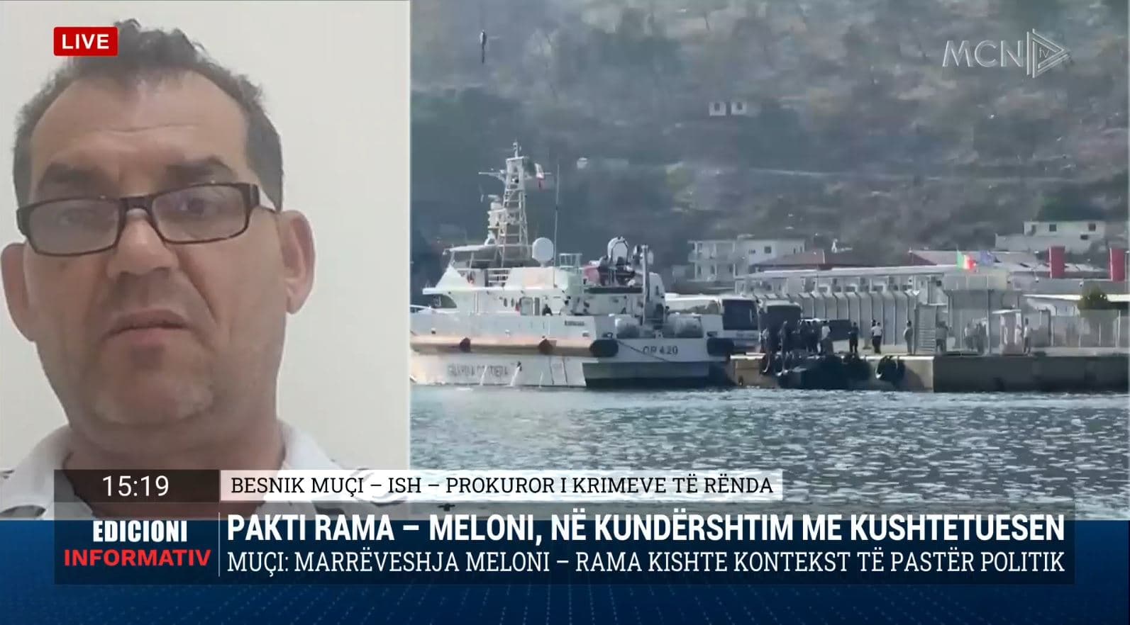 Pakti Rama-Meloni, Muçi: Gjykata italiane e Kasacionit dha vendim të drejtë. GJK e Shqipërisë e ka të vështirë të dalë kundër vendimmarrjeve të qeverisë  