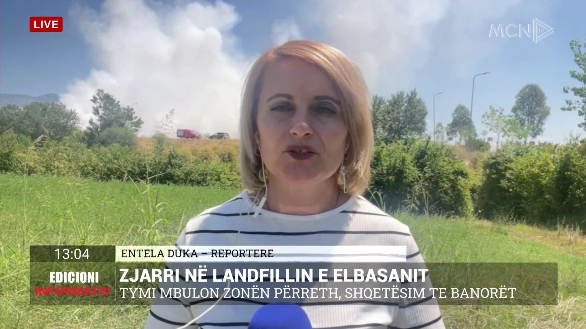 Zjarri në Elbasan, Duka: Intensiteti i flakëve është ulur, tymi po ndot edhe Cërrikun (VIDEO)