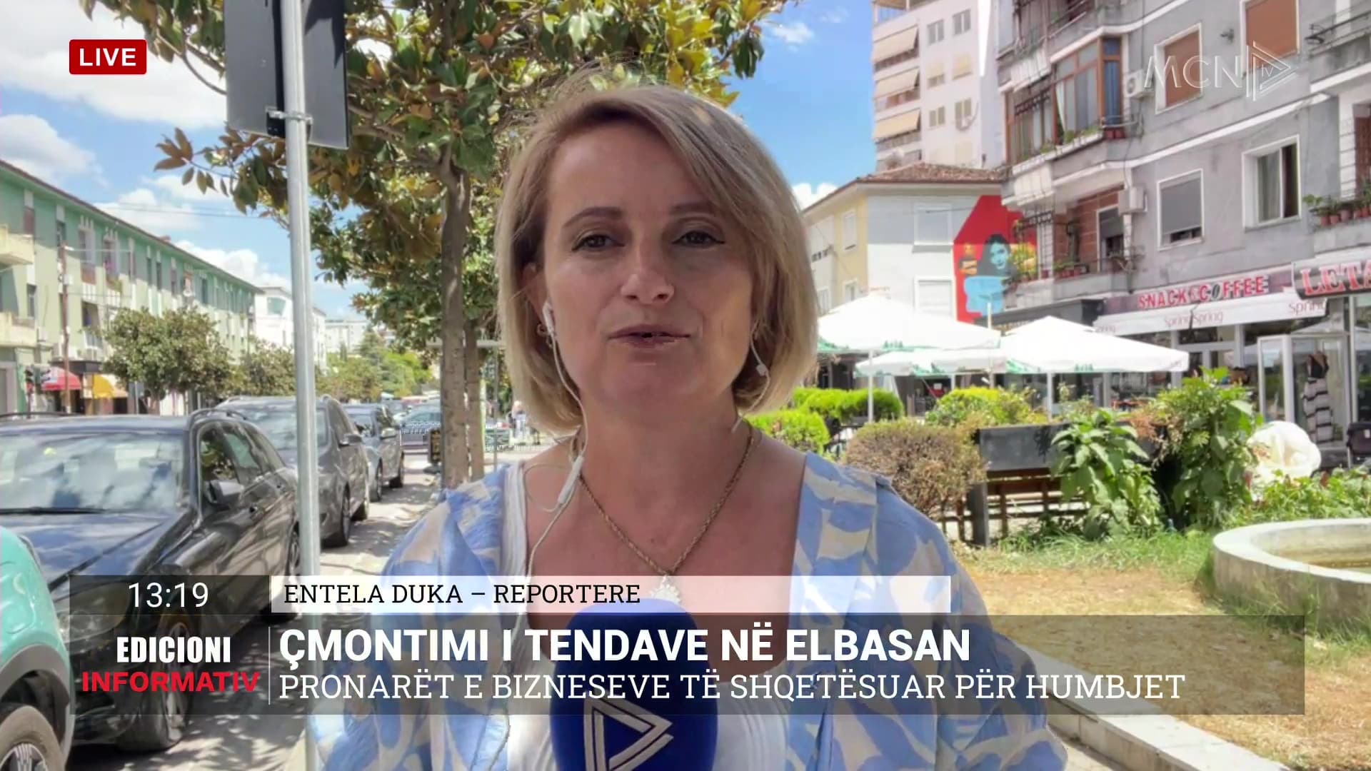 Elbasan, bizneset nisin çmontimin e tendave metalike