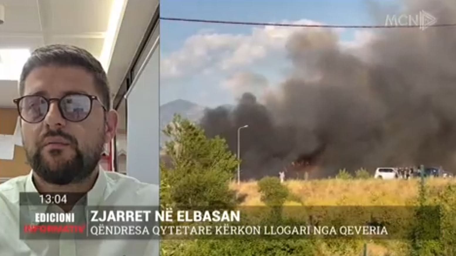 Xhemollari: Zjarri te mbetjet në Elbasan, i qëllimshëm. Për të mbuluar aferën e inceneratorëve që s’vihen në punë (VIDEO)