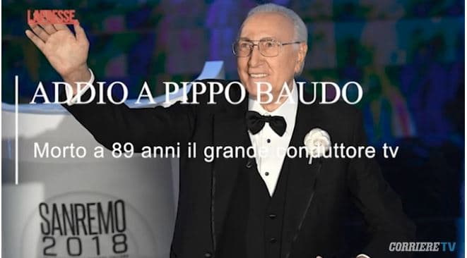     Ndahet nga jeta në moshën 89- vjeçare Pippo Baudo, gjiganti i televizionit italian