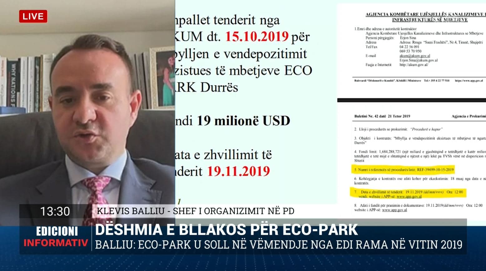 Dëshmia e Bllakos për Eco-Park/ Balliu: Të pyetet dhe arrestohet Rama, ku shkuan 13 milionë euro? (VIDEO)