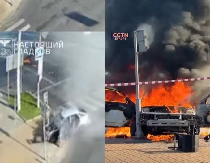 Sulm me dron në Belgorod/ Tre të plagosur pasi një automjet u godit nga një dron ukrainas (VIDEO)