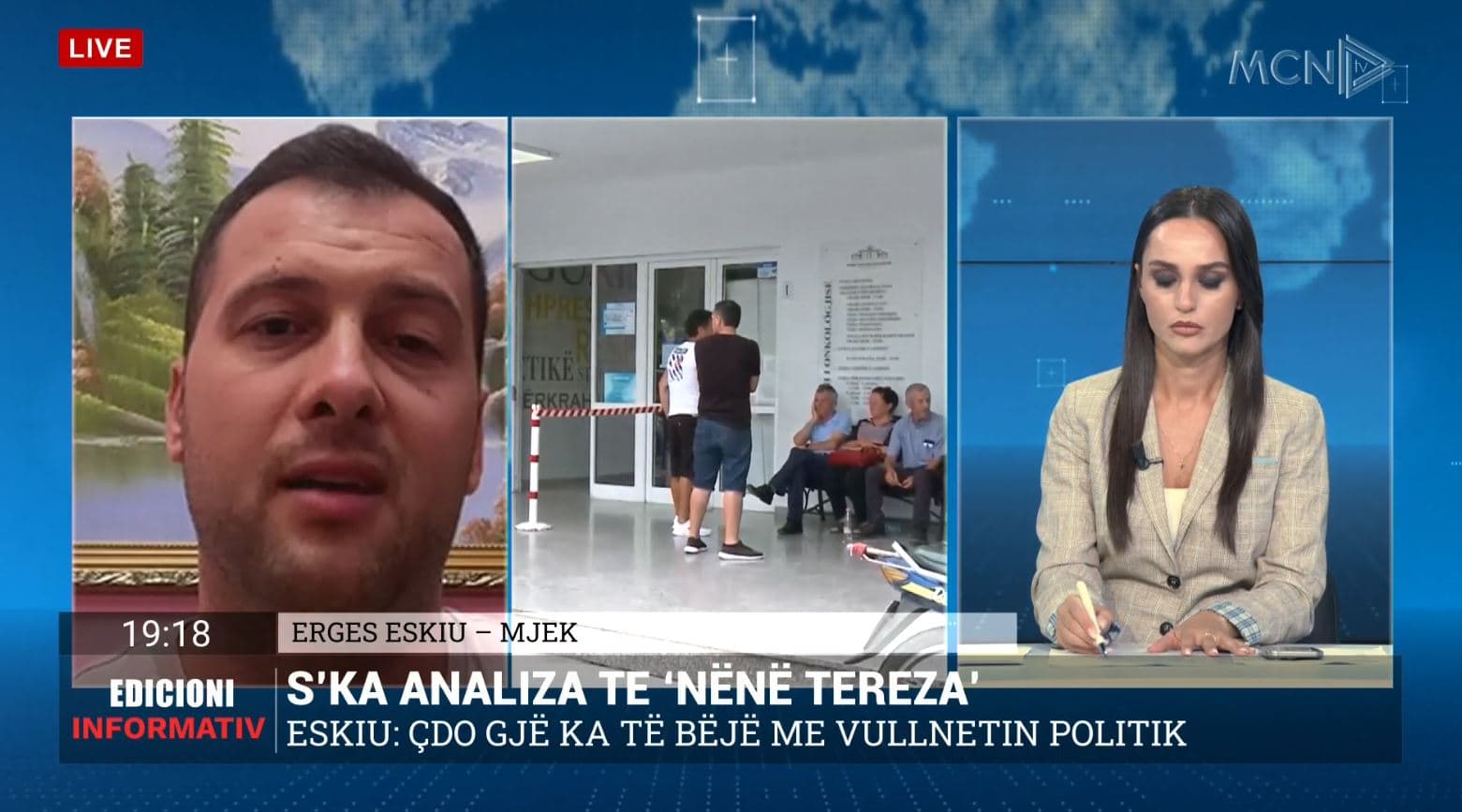 “QSUNT ndalon analizat”, Eskiu: E njëjtja gjë ka ndodhur me spitalin e Beratit 3 vite më parë. Ministrja dhe Rama të mbajnë përgjegjësi (VIDEO)