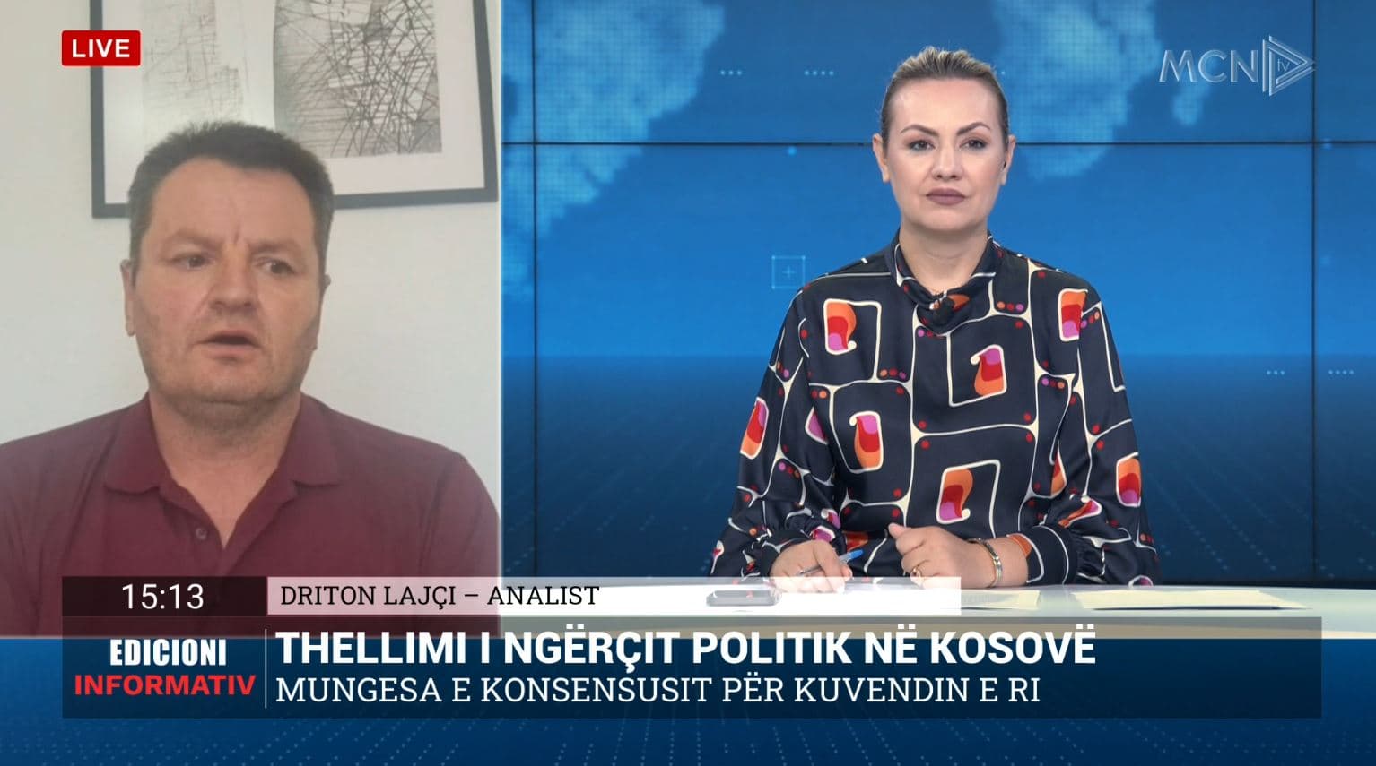 Ngërçi politik në Kosovë, Lajçi: Partitë po “përplasen” për pushtetin, jo për emrin e kryeparlamentarit (VIDEO)