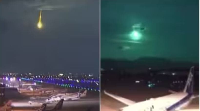 Momenti spektakolar kur meteori digjet në atmosferë dhe shndrit qiellin (VIDEO)
