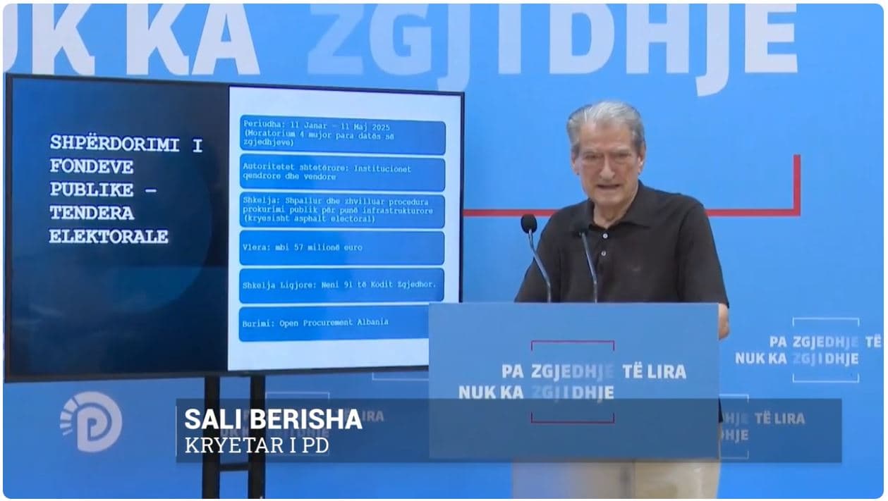 “Përdorën tenderat për vota”. Berisha: Nga Rama te Sako, miliona euro në fushatë